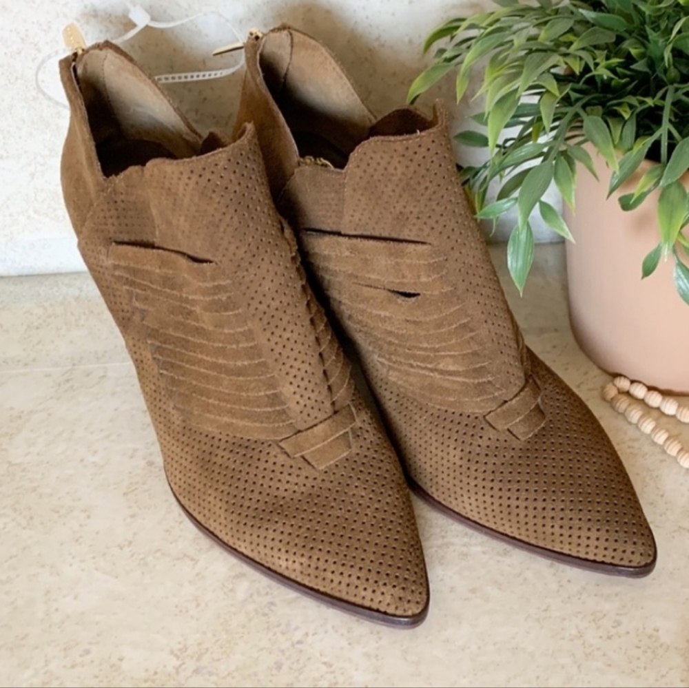 Suede Ankle Booties